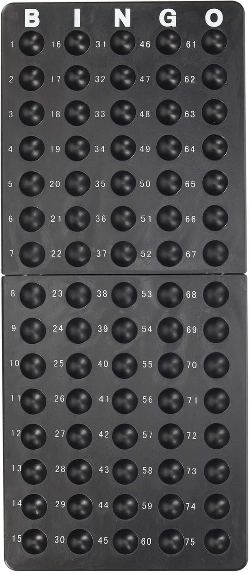 Complete Bingo Game Set with Black Bingo Cage Large Master Board Plastic Bingo B