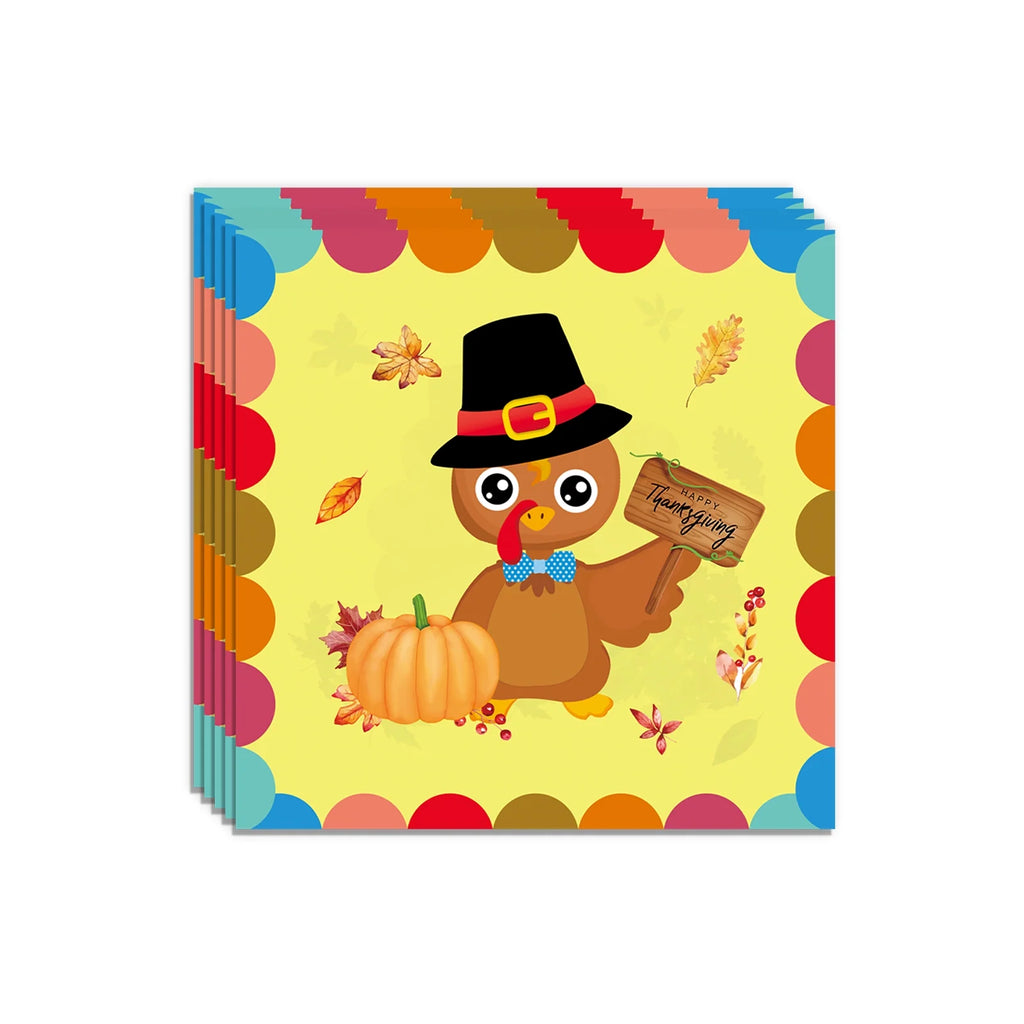 Thanksgiving Tableware Set,Thanksgiving Party Supplies Serves 20 Guests