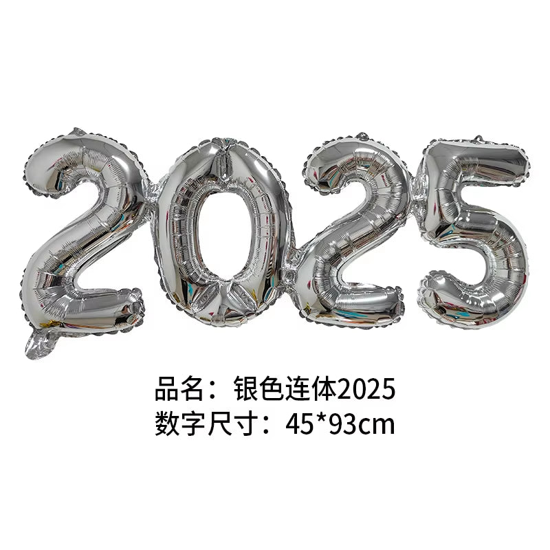 2026 Gold Crown Foil Number Balloons for 2026 New Year Christmas Eve Festival Party Supplies Graduation Decorations Navidad 2025