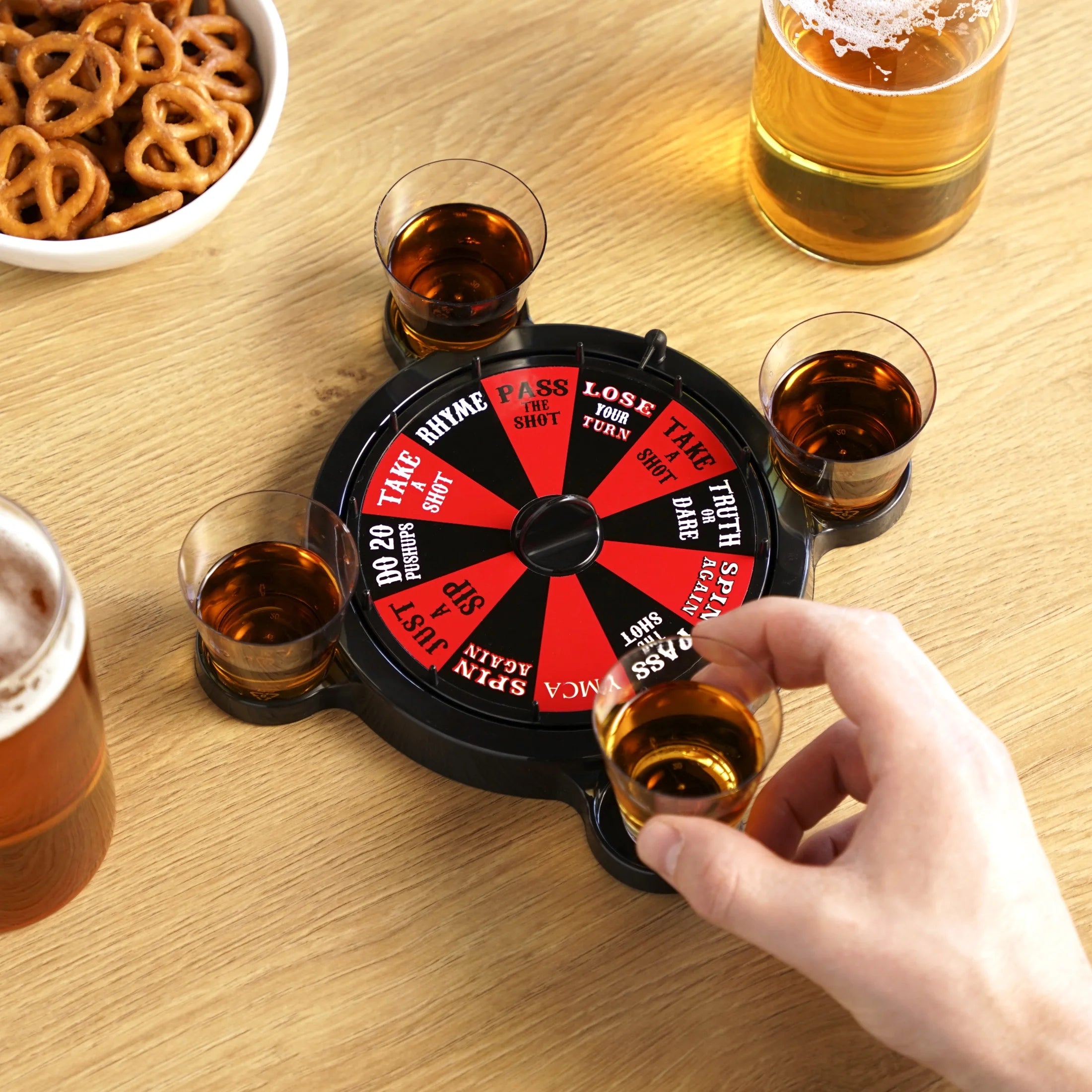 Roulette Shots Games for Adults Drinking Games Party Games 5-Piece Set